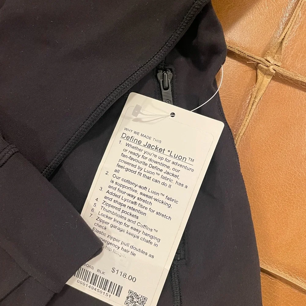 Lululemon Define Jacket Luon color black - Picture 2 of 5